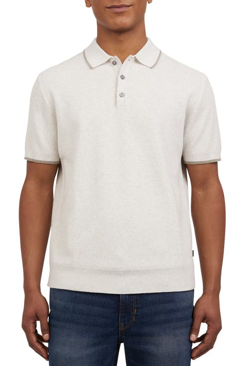 Wave Cotton Sweater Polo