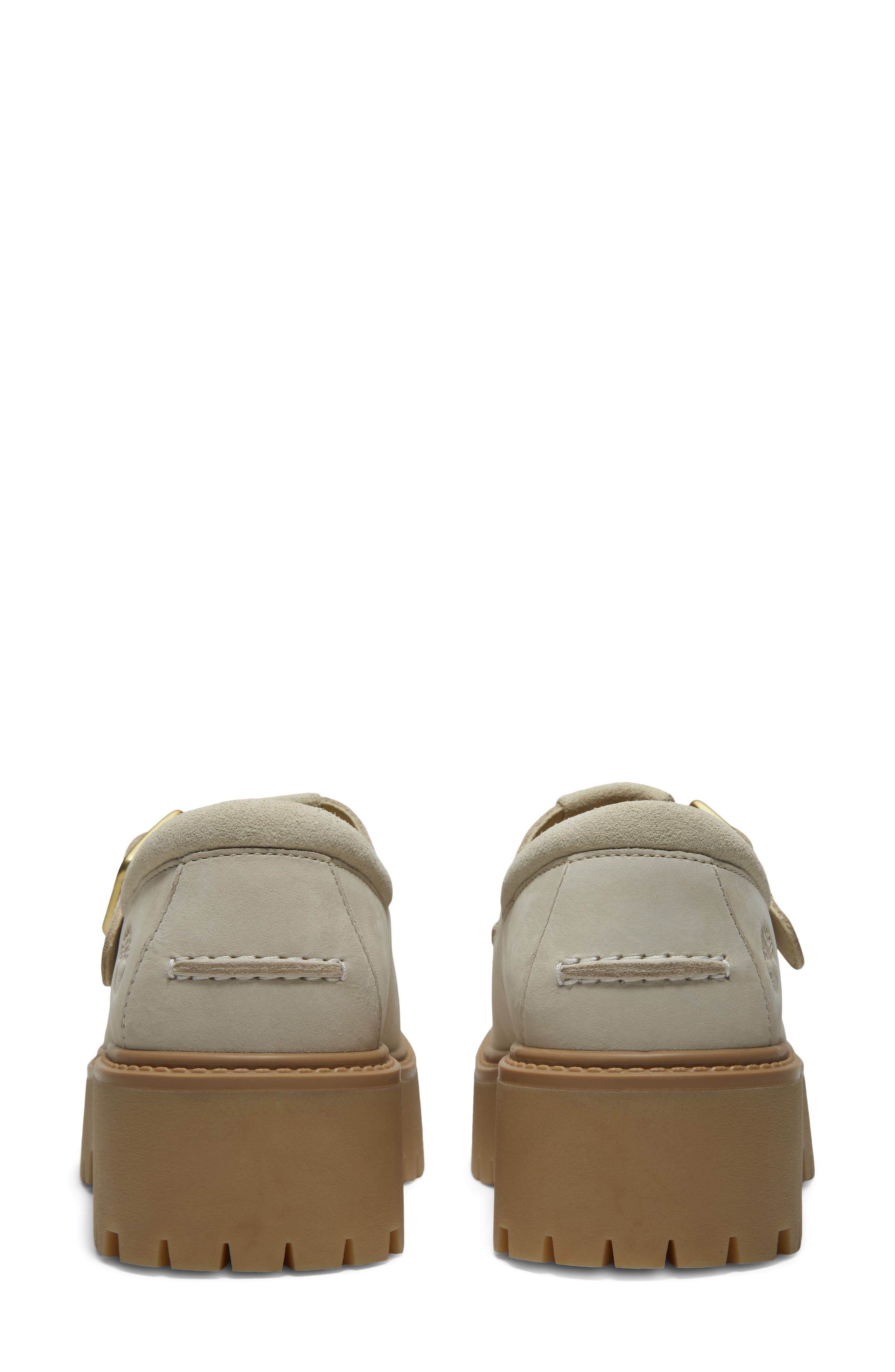 Stone Street Buckle Platform Shoe, Alternate, color, LIGHT BEIGE SUEDE