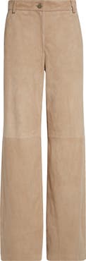 パンツ Max Mara Studio HARALD PANTS Max Mara Studio Harald Suede Wide Leg Pants | Nordstrom