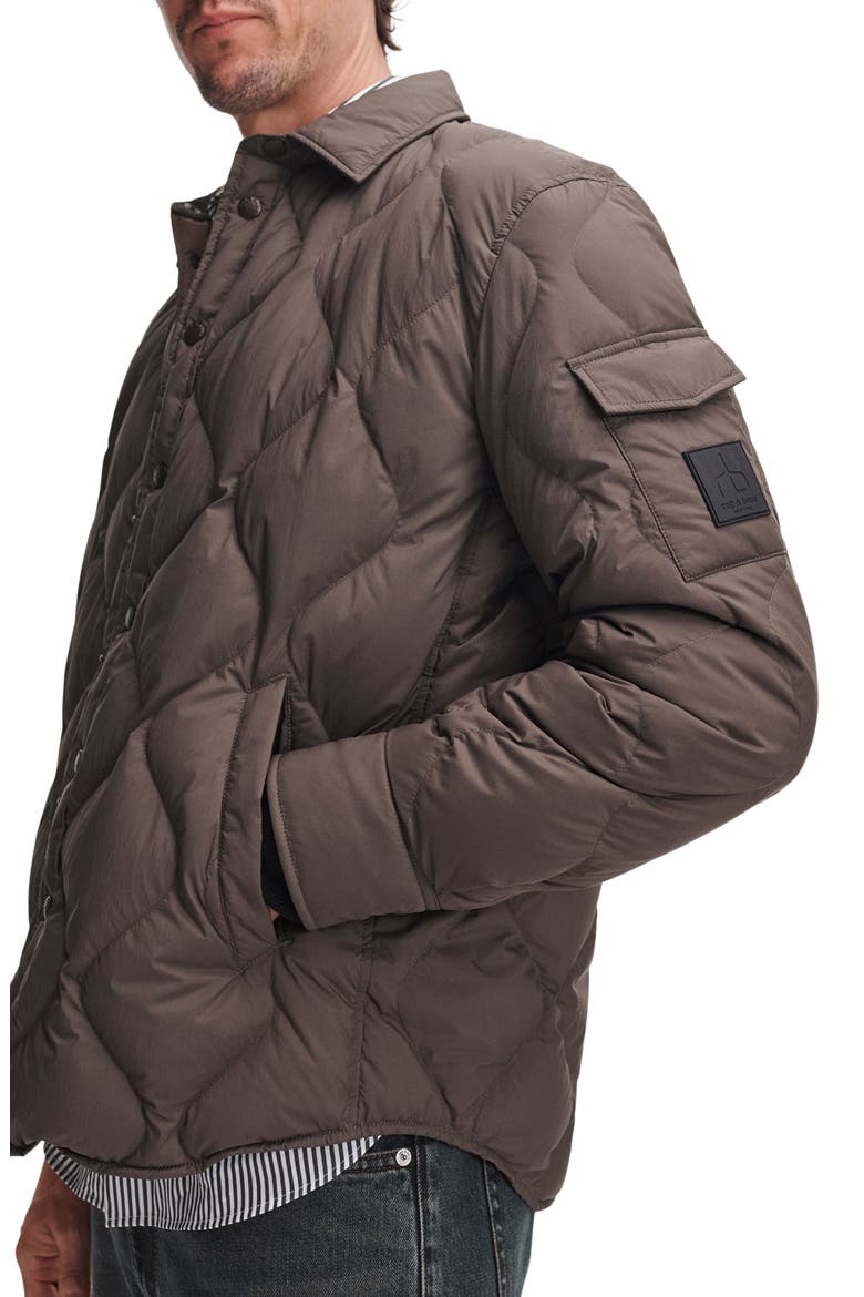 Dane Quilted Shirt Jacket, Alternate, color, STNWL