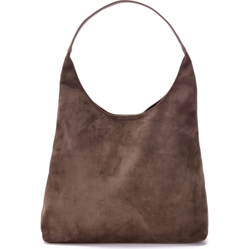 Adornia Slouchy Shoulder Bag In Brown