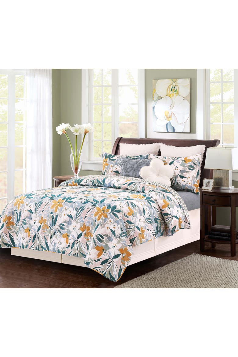 Blue Joelle Bedding Quilt Collection Sets, Main, color, Blue