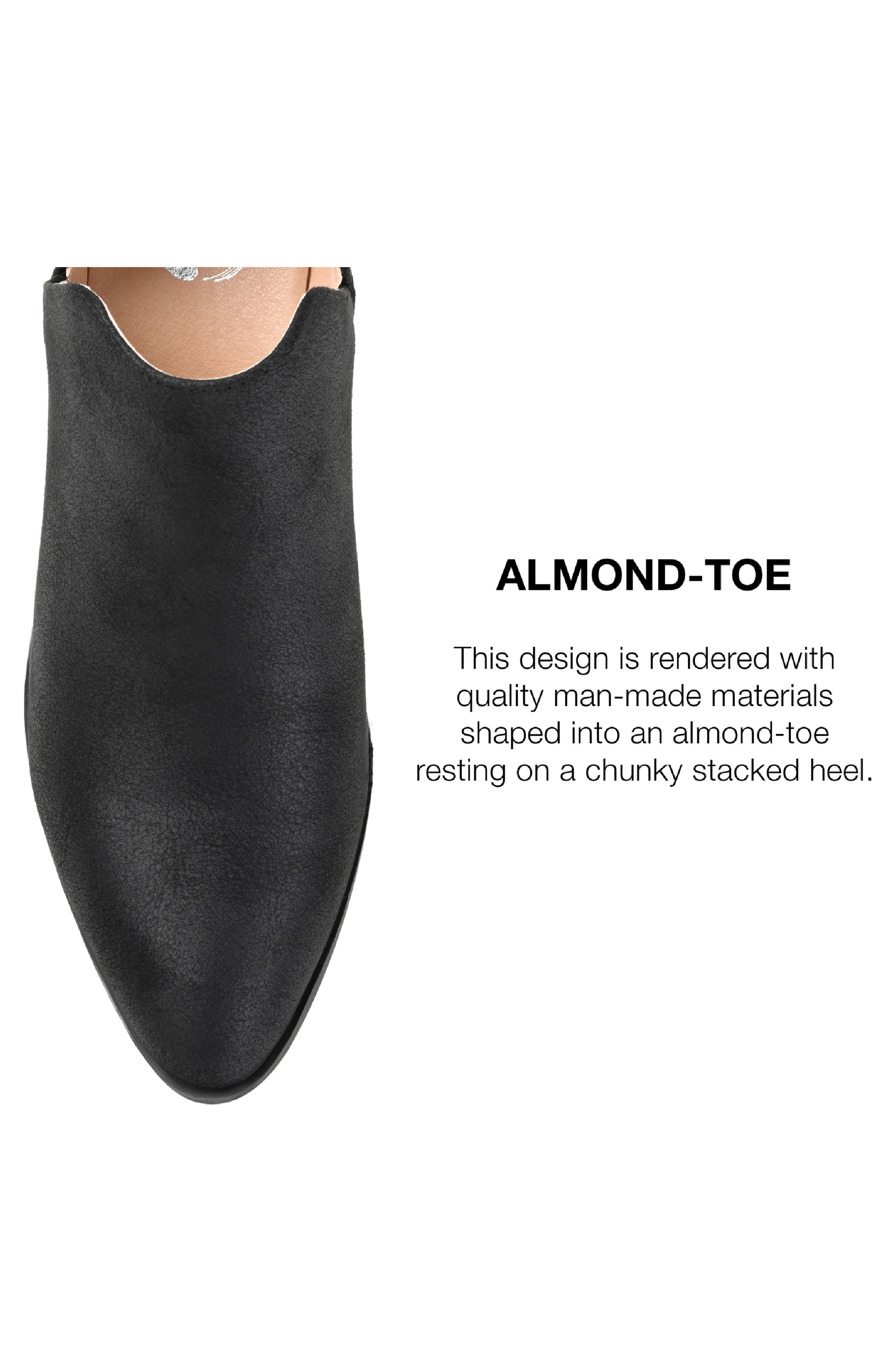 Journee Collection JOURNEE Lola Patterned Ankle Bootie, Alternate, color, Black