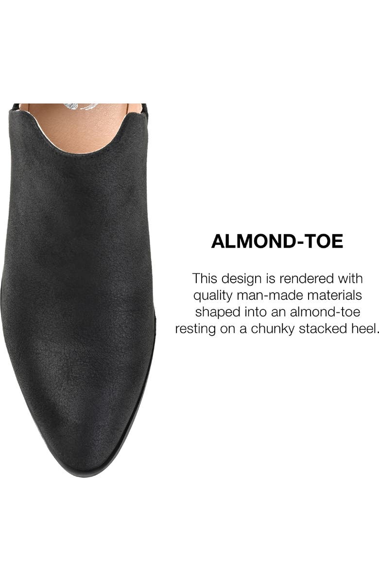 Journee Collection JOURNEE Lola Patterned Ankle Bootie, Alternate, color, Black