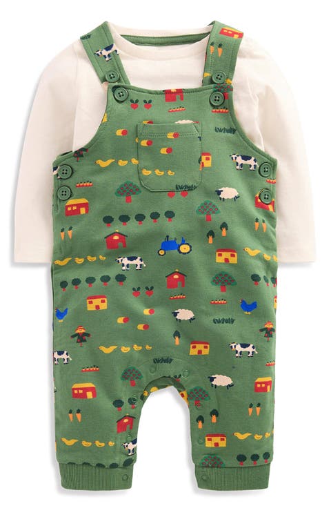 Kids' Jersey Dungaree & T-Shirt Set