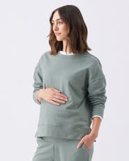 Ripe Maternity Relax Nursing Sweat Sage