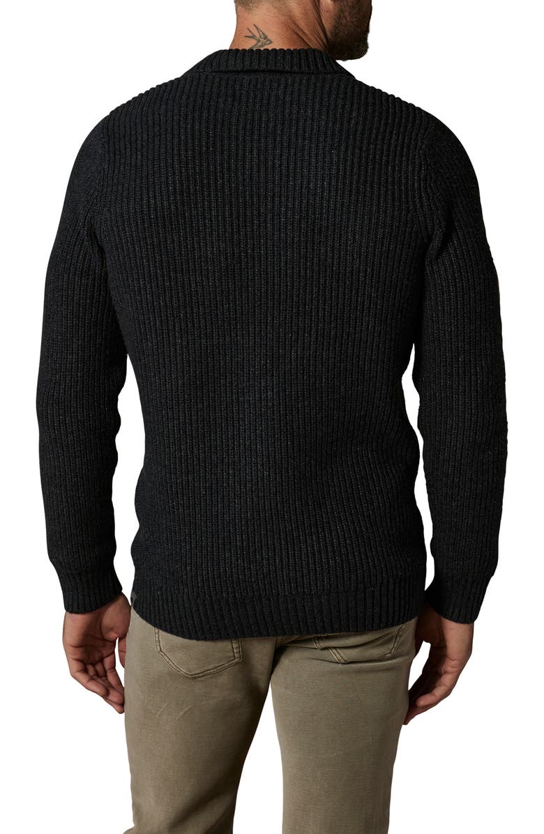 The Normal Brand Ribbed Cotton Blend Polo Sweater, Alternate, color,