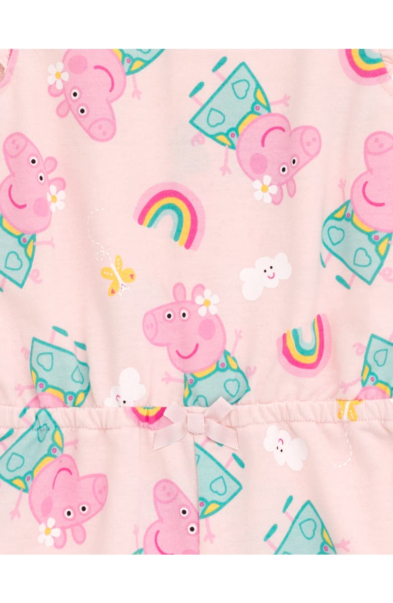 Peppa Pig Sleeveless Skater Romper, Alternate, color, Pink
