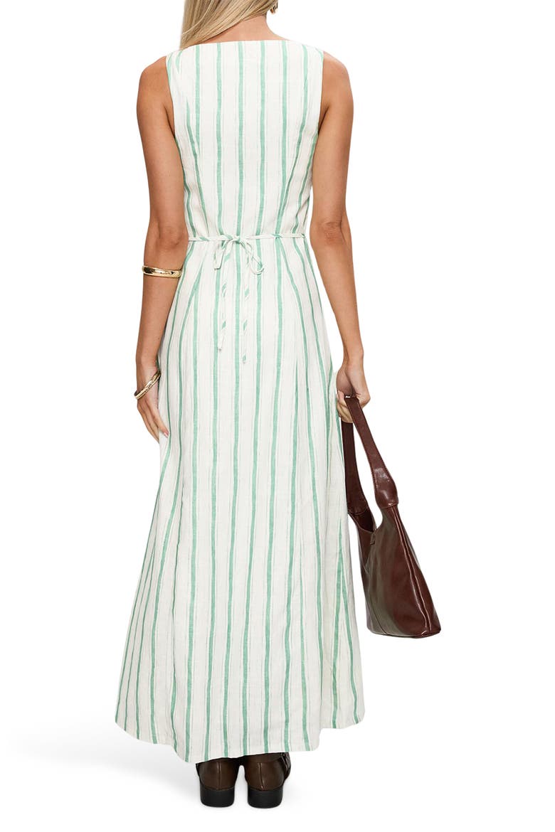 princess polly striped dress Lilienne Cotton Poplin Maxi Dress | Red Stripe | Womens