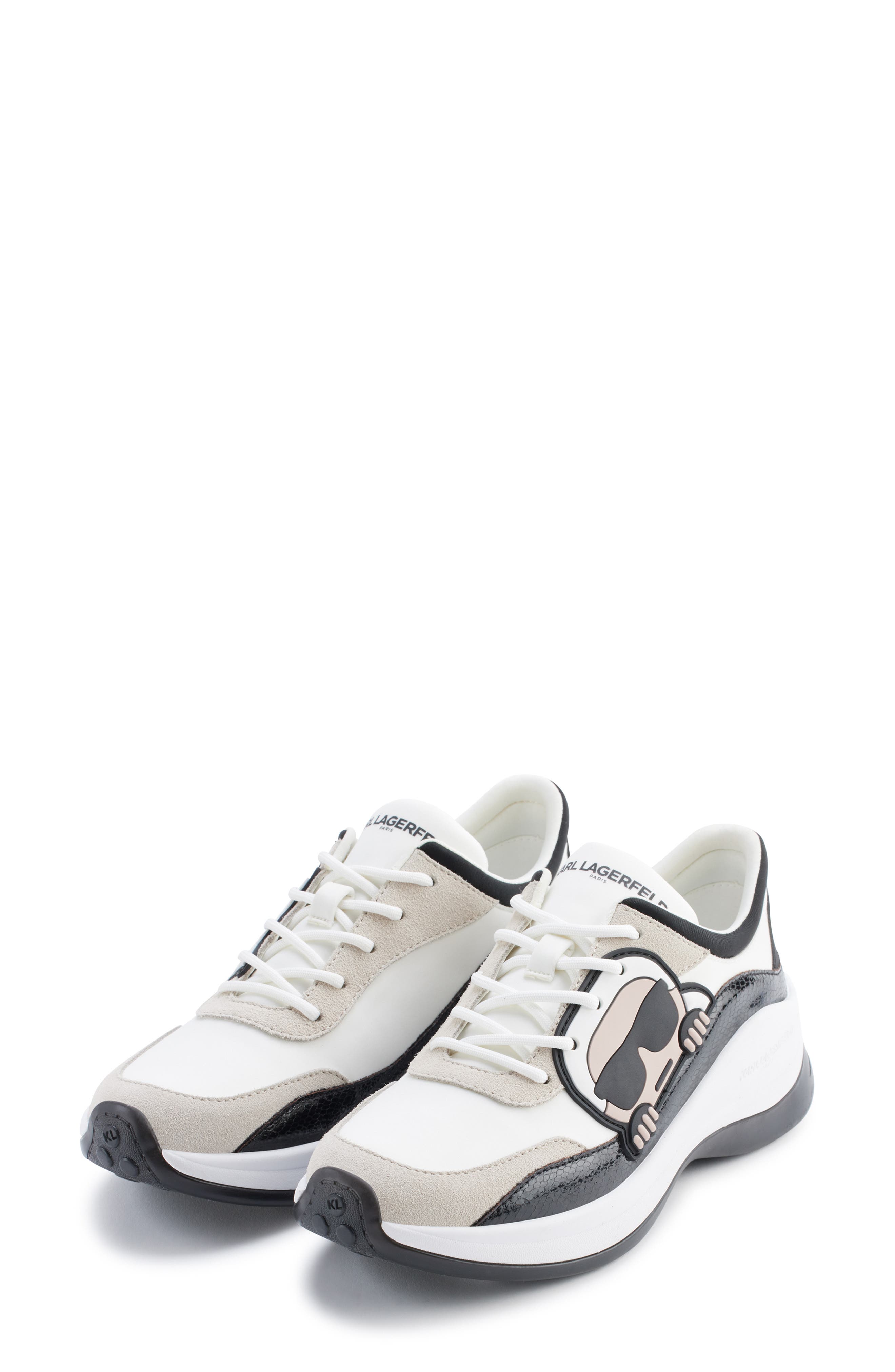 KARL LAGERFELD PARIS Coty Sneaker, Alternate, color, 
