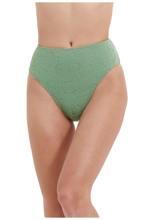 FLIRTT GOTTEX FLIRTT GOTTEX SPRING DAYS TEXTURED HIGH RISE HIGH LEG SWIM BOTTOM 