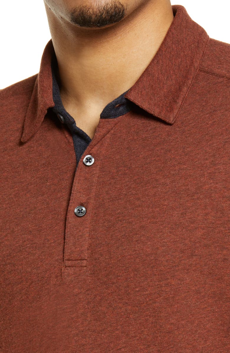 Treasure & Bond Double Knit Short Sleeve Polo, Alternate, color, 