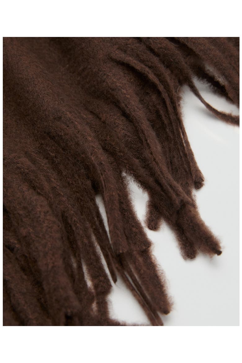 Fringe Scarf, Alternate, color, CHOCOLATE