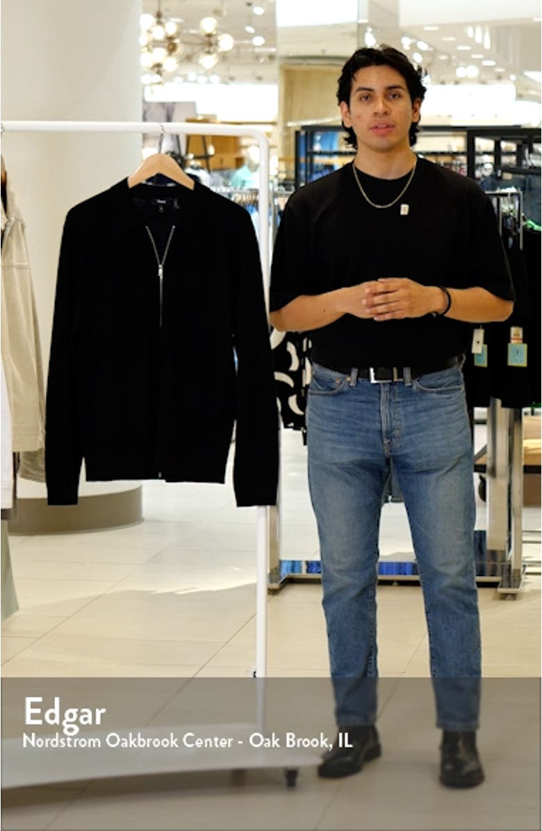 Merino Wool Zip Cardigan, sales video thumbnail