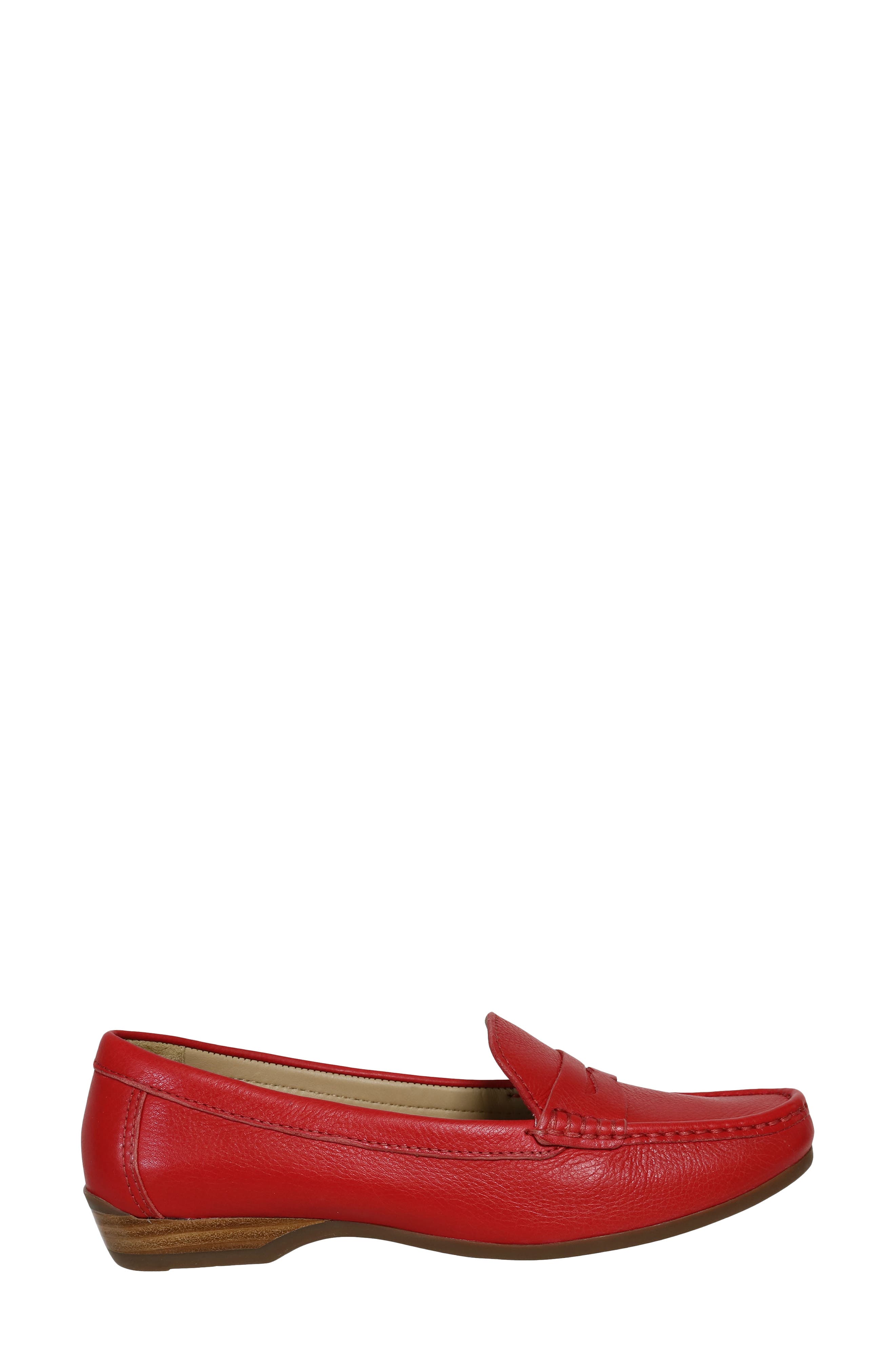 Freetime Penny Loafer, Alternate, color, RED