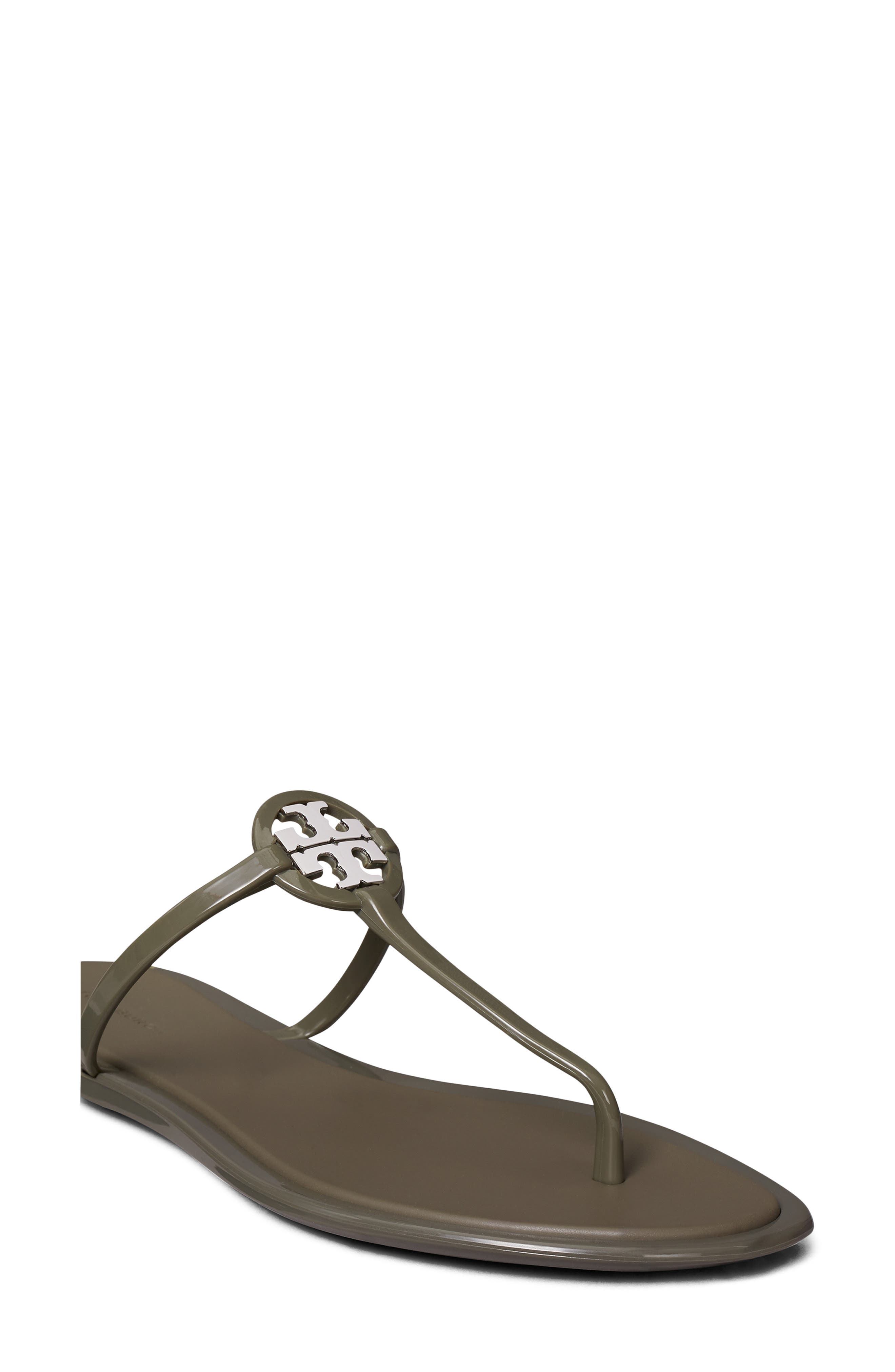 Mini Miller Jelly Thong Sandal, Alternate, color, NEW LECCIO / SILVER