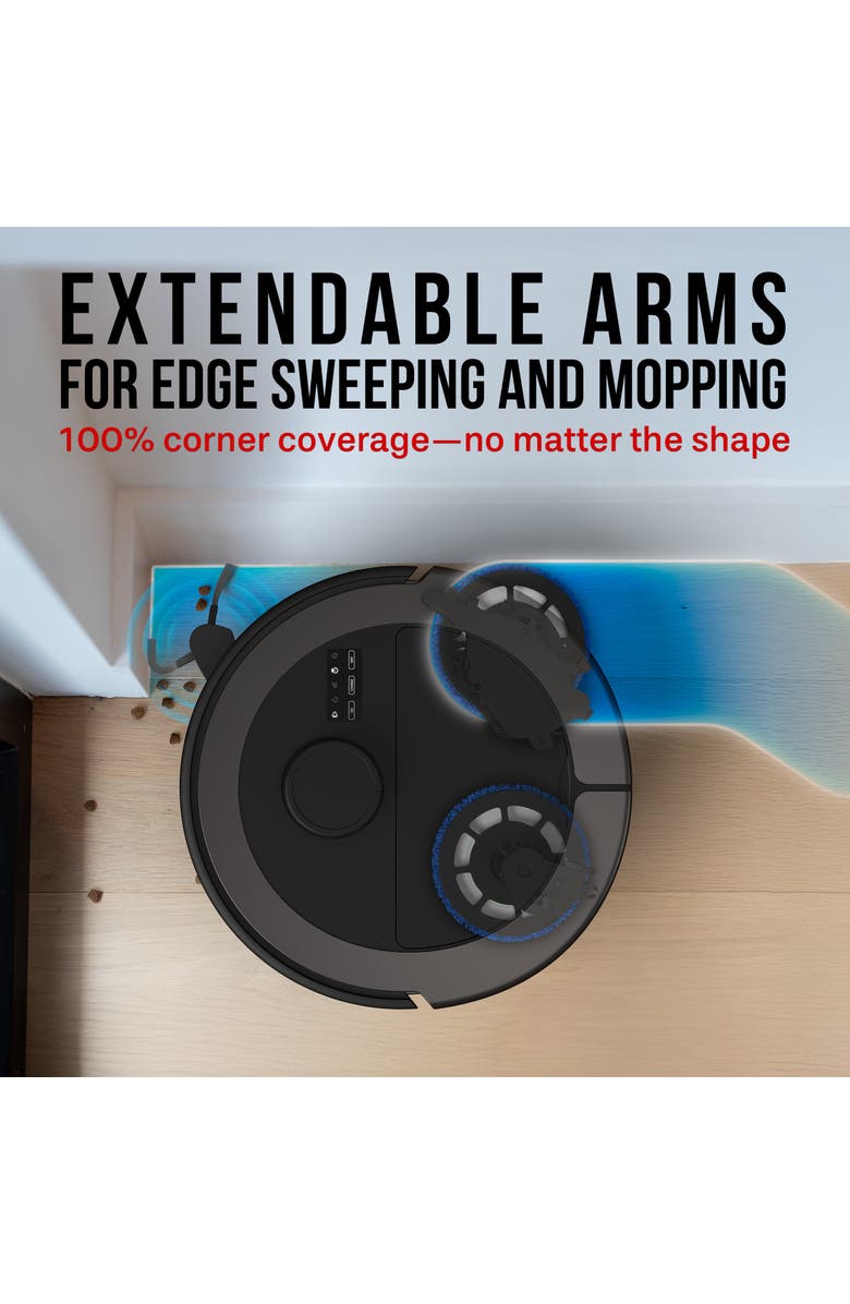 BOBSWEEP Maxim All-in-One Robot Vacuum & Auto-Lift DualSpin Mop, Alternate, color, Titanium