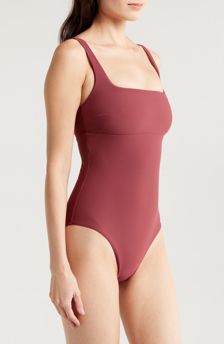 BONDI BORN Maika One-Piece Swimsuit, Alternate, color, Ruby
