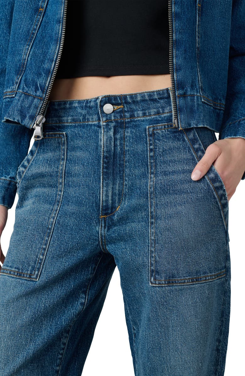 Joe's Jeans The Karter High Waist Utility Trouser Jeans, Alternate, color, Bad Liar