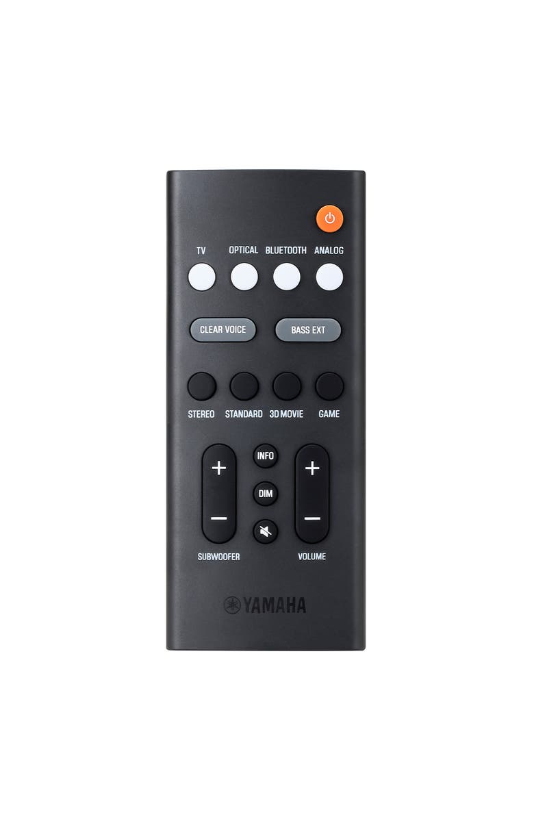 Yamaha SR-C30A 2.1 Channel Compact Sound Bar System with Wireless 50W Subwoofer, Alternate, color, Black