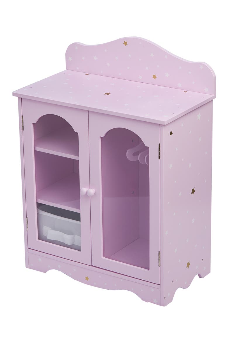 Olivia's Little World Twinkle Stars Princess Fancy Doll Closet, Main, color, PURPLE/ WHITE