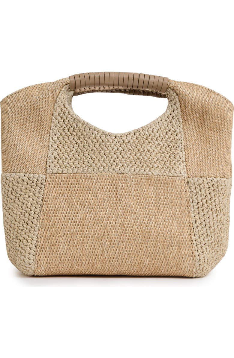 Reiss Rosalie Woven Top Handle Bag, Main, color, Rosalienatural