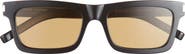 Saint Laurent 54mm Square Sunglasses