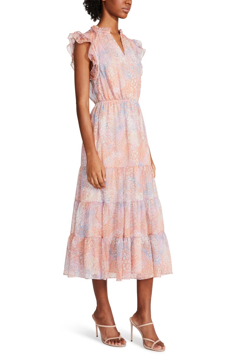 BB Dakota by Steve Madden Bae Next Door Midi Dress, Alternate, color, MULTI