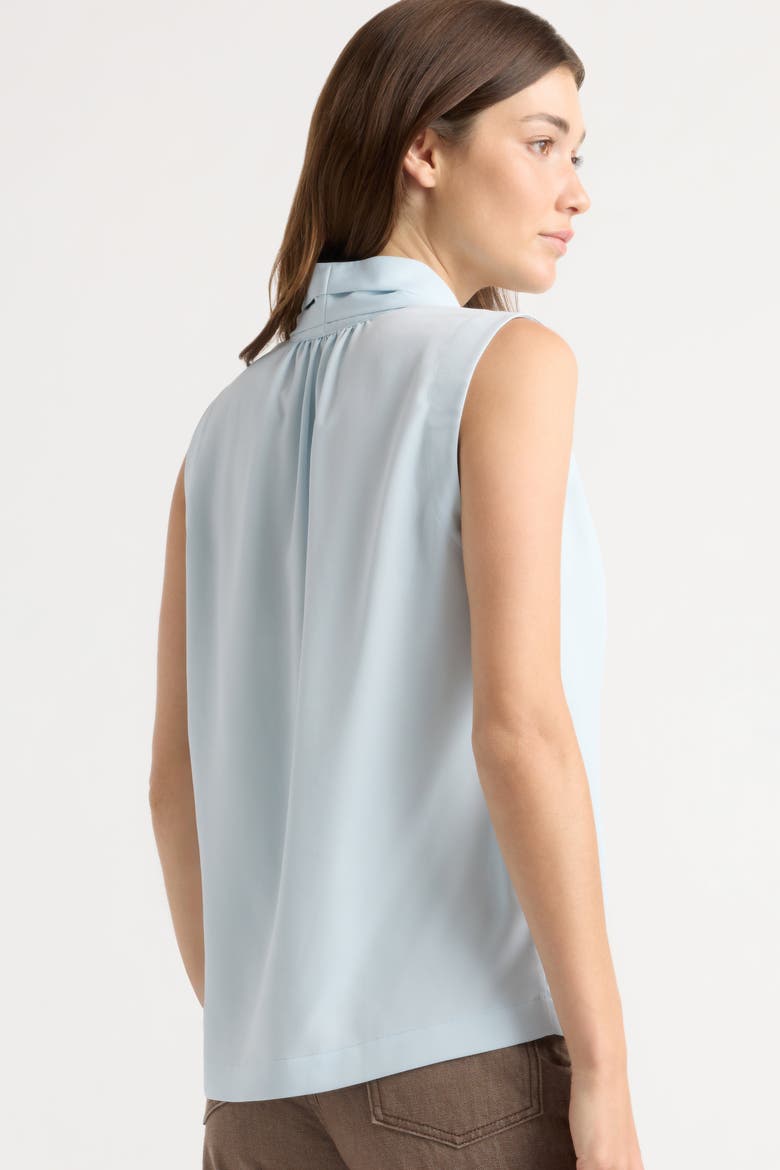 Jae V-Neck Sleeveless Blouse, Alternate, color, Icy Blue