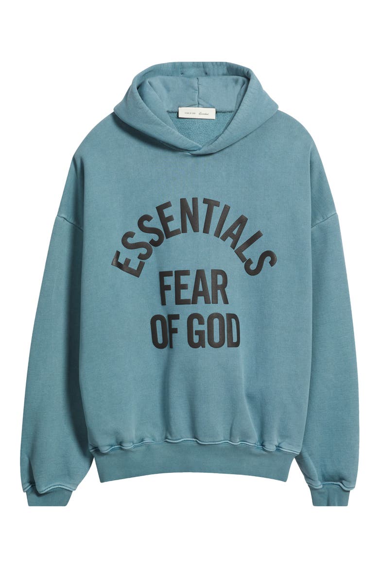 Campus '90s Fleece Logo Graphic Hoodie, Alternate, color, FADED COASTAL