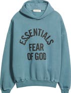 Fear of God Essentials Campus '90s Fleece Logo Graphic Hoodie
