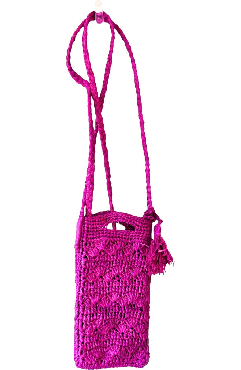 Zanatany Concepts Poushy Phone Pouch, Main, color, Fushia