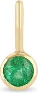 Zoë Chicco Bezel Set Emerald Charm