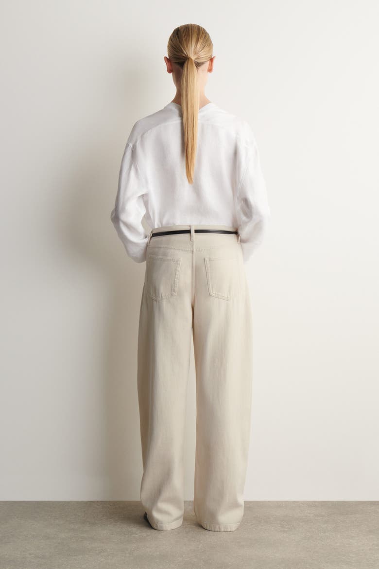 Lagoon Wide-leg Jeans, Alternate, color, IVORY