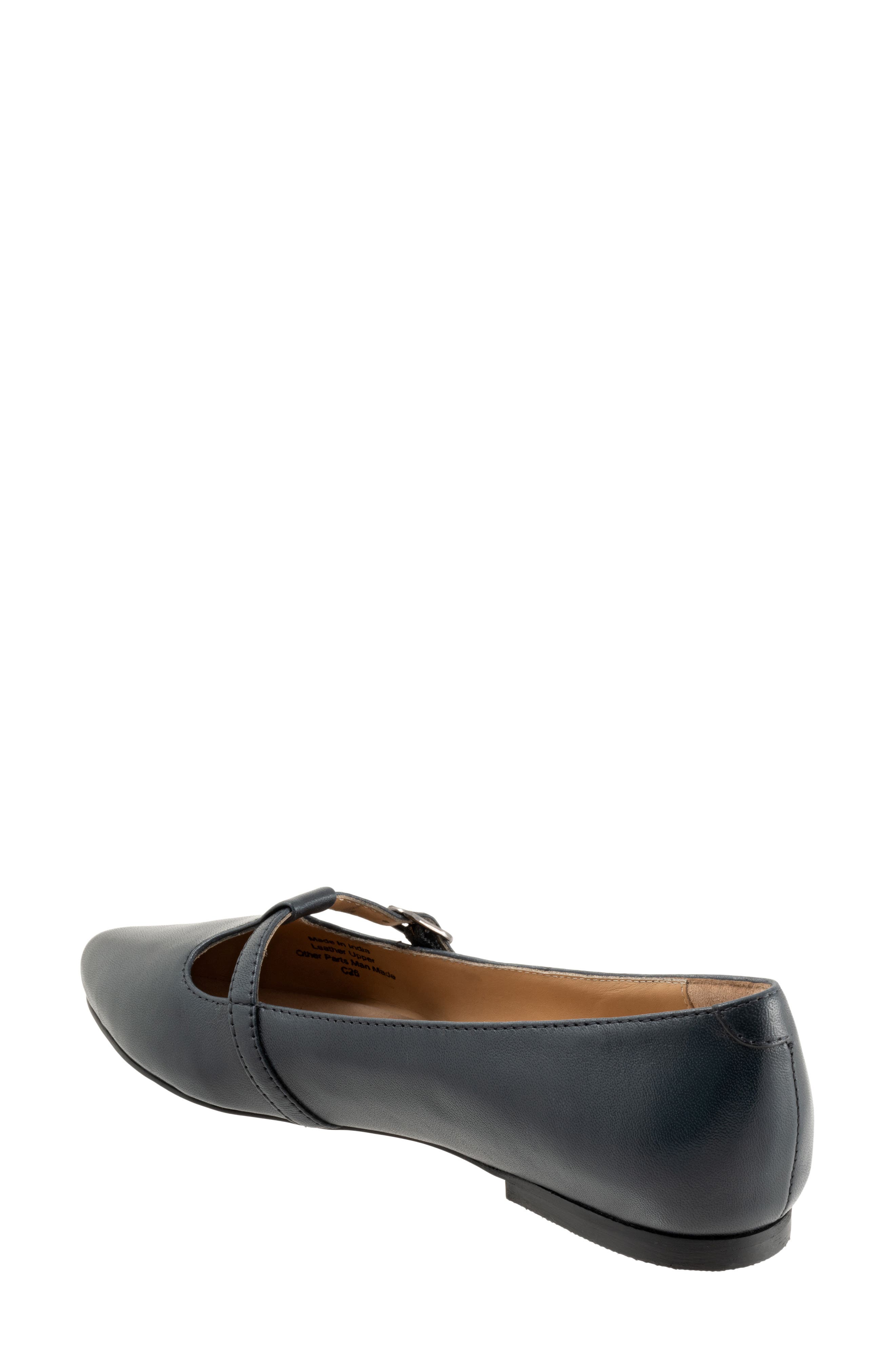 Evie Mary Jane Flat, Alternate, color, NAVY
