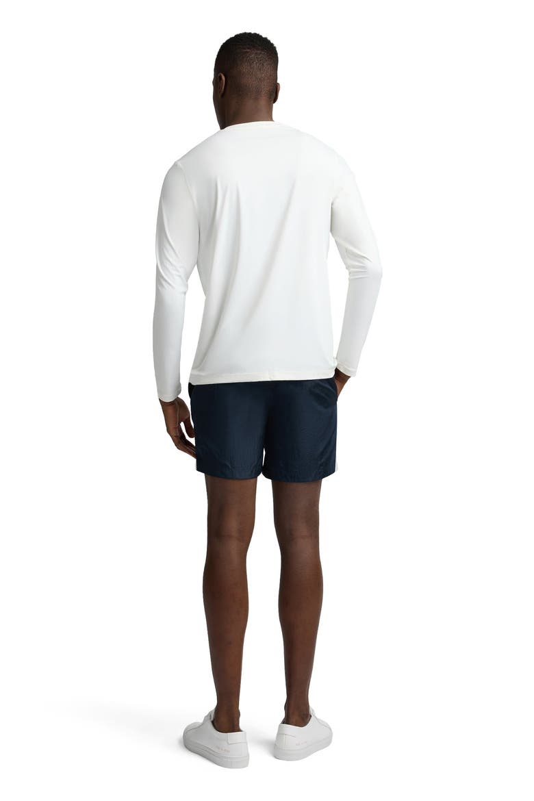 Crinkle 5" Swim Trunk, Alternate, color, Midnight