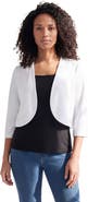 Roaman's Bolero Cardigan With Three Quarter Sleeves