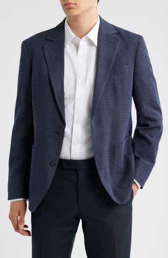 Nordstrom Grid Stretch Wool Sport Coat