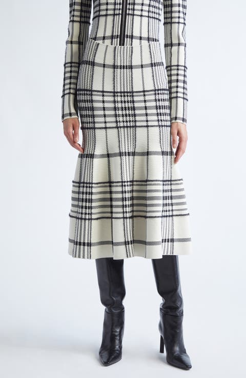 The Rory Knit Flare Midi Skirt