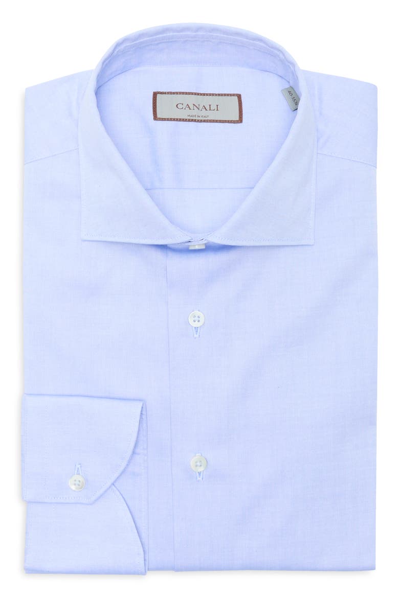 Cotton Dress Shirt, Alternate, color, LIGHT BLUE