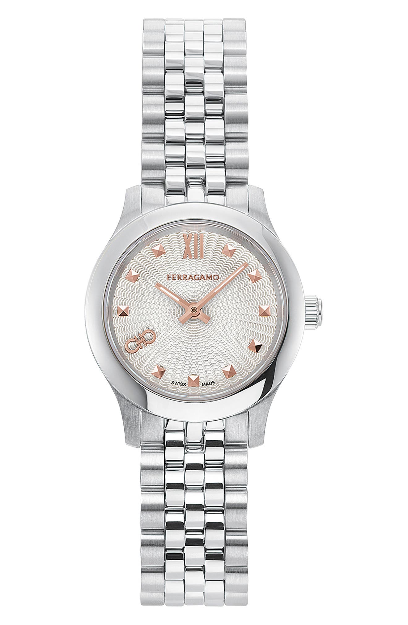 Ferragamo Slim Formal Watch Two Tone Womens Ferragamo Womens Watches | Direct Luxury main image 3