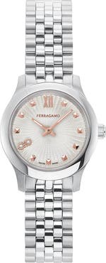 FERRAGAMO Duo Mini Bracelet Watch, 25mm