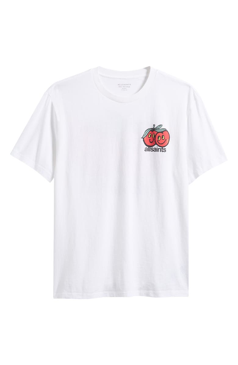 AllSaints Mutual Graphic T-Shirt, Alternate, color, Ashen White