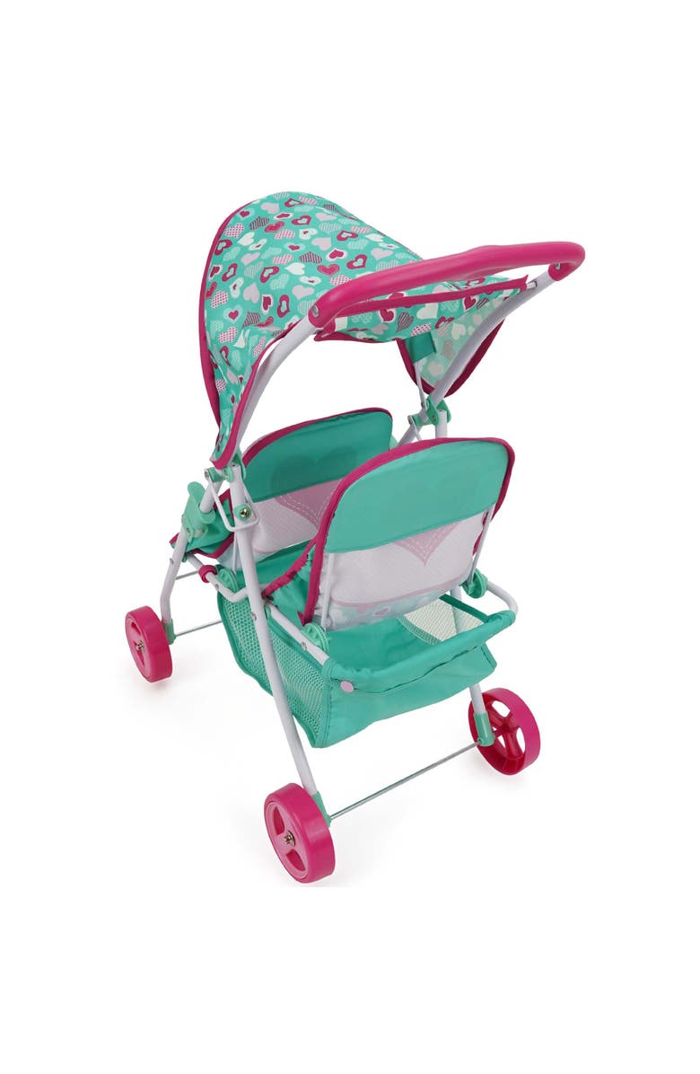 509 Crew Tandem Twin Doll Heart Stroller, Alternate, color, Multicolored