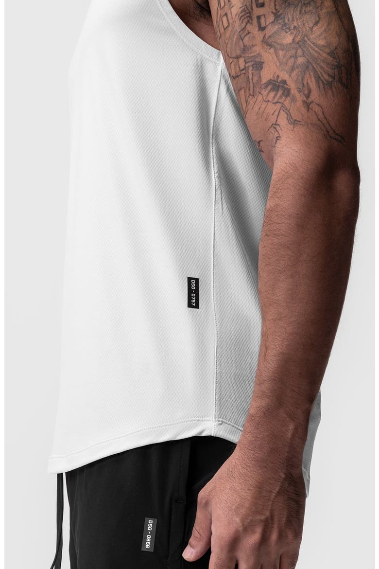 AeroSilver Muscle Tee, Alternate, color, WHITE
