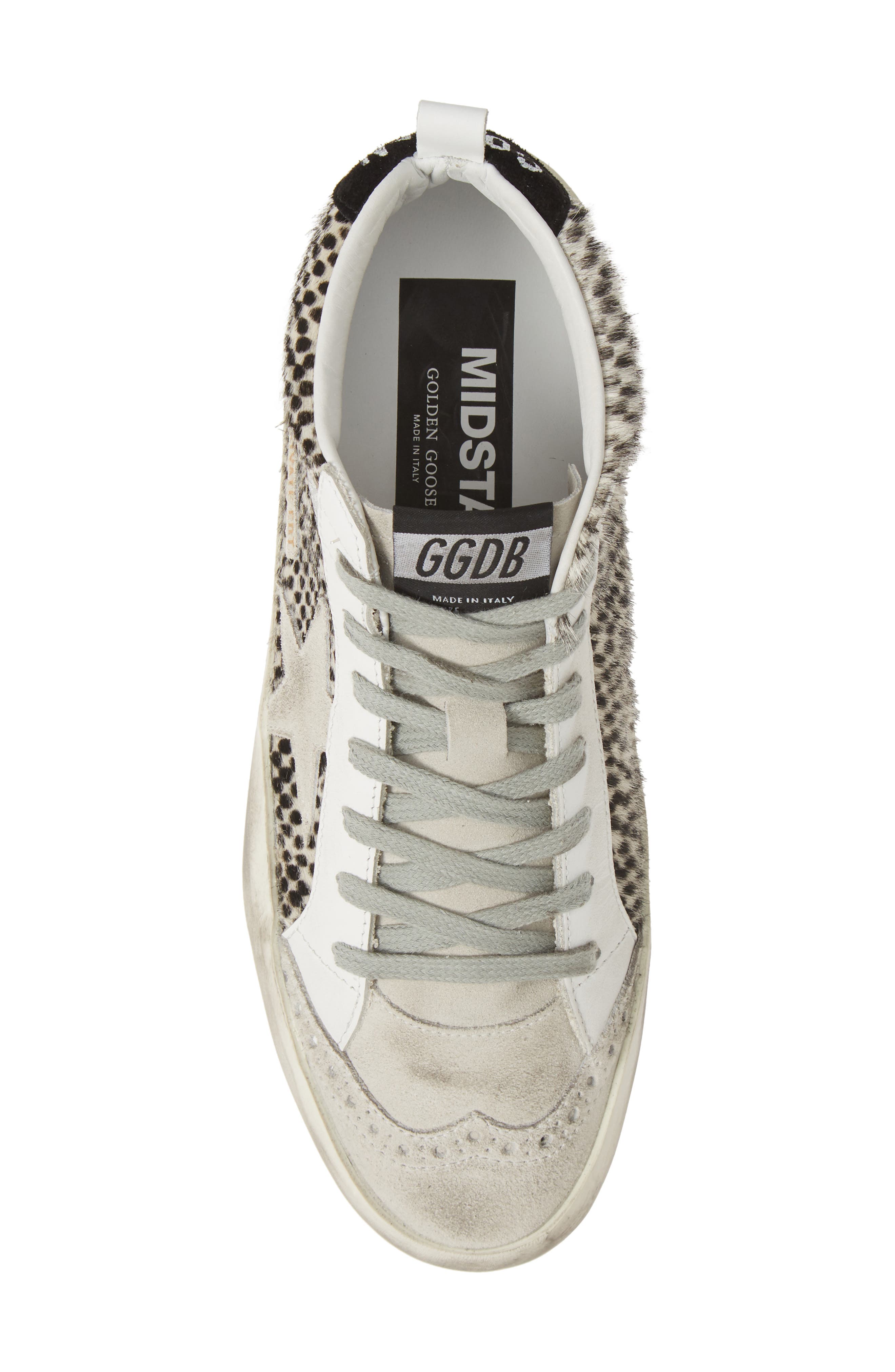 Golden Goose Midstar Genuine Calf Hair Sneaker, Alternate, color, 