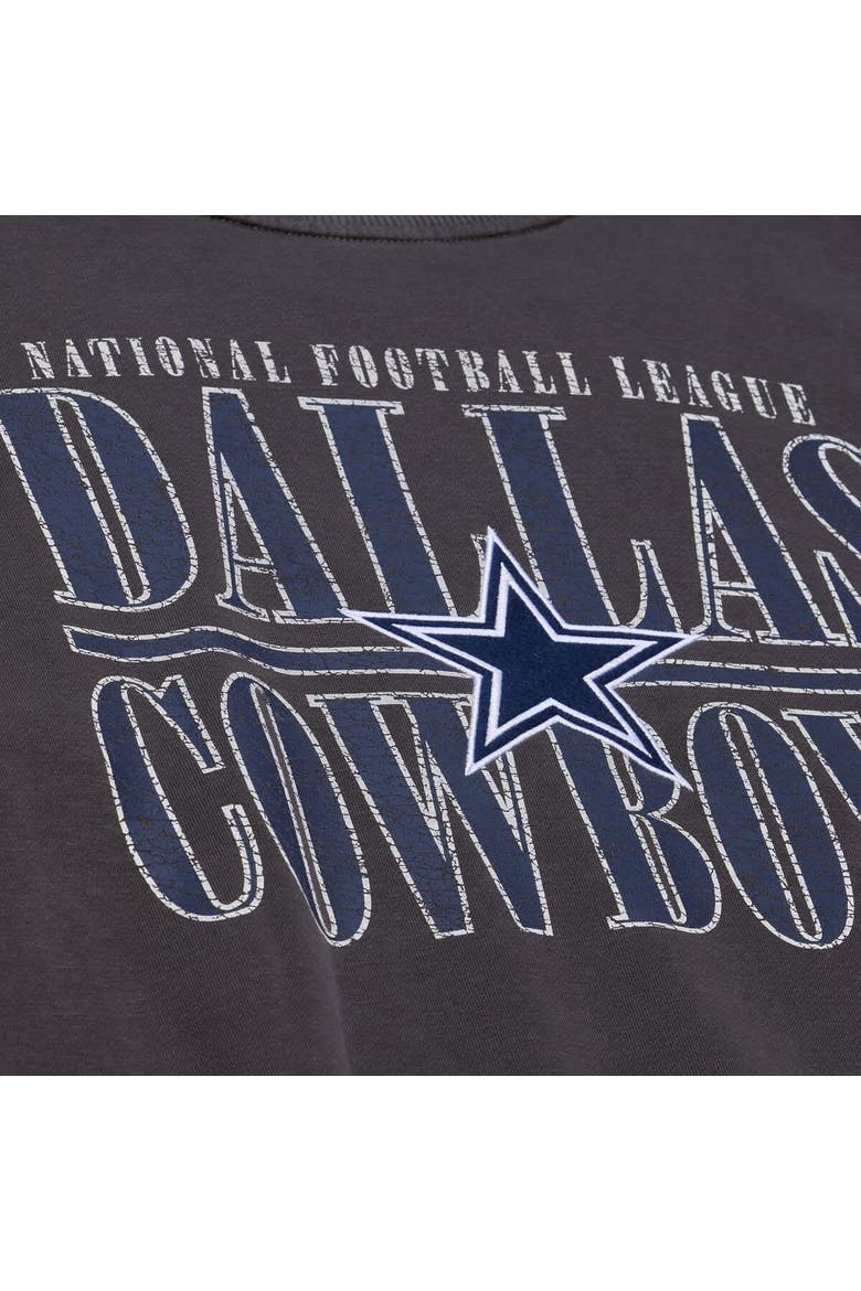 Men's Mitchell & Ness Black Dallas Cowboys Downtown Collection Fleece Sweatshirt, Alternate, color, Black