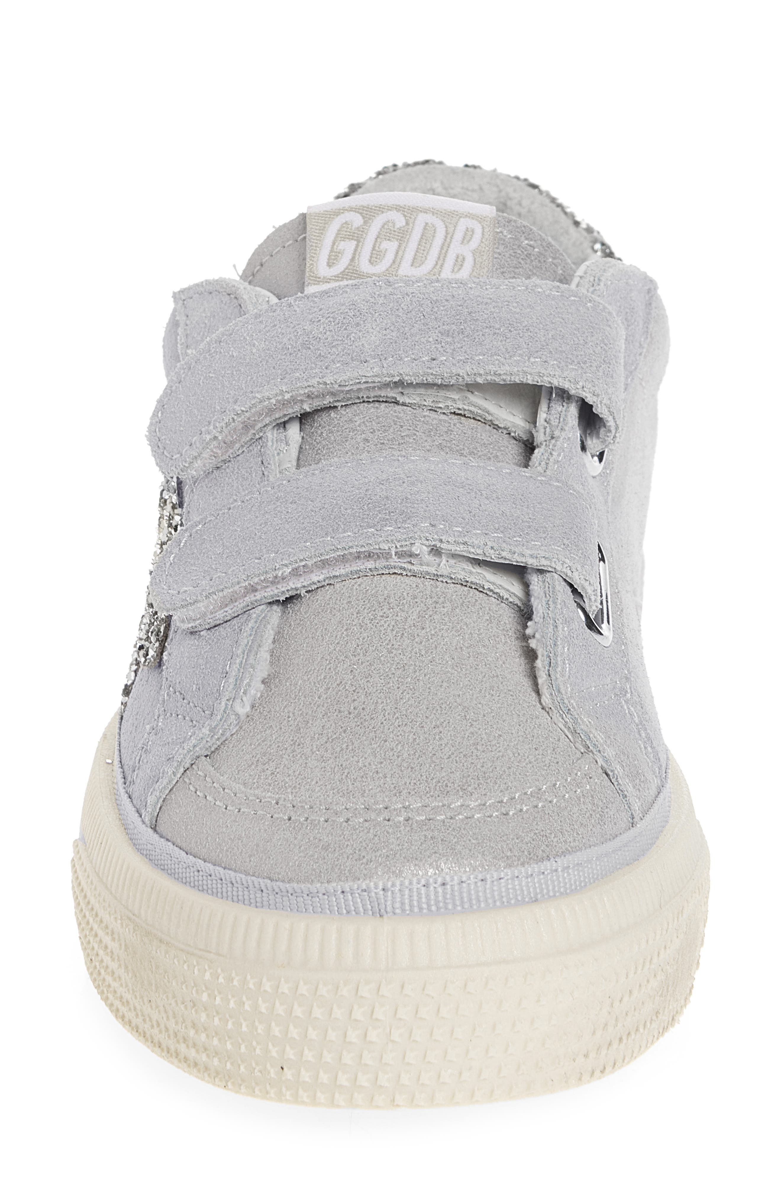 Golden Goose May School Sneaker, Alternate, color, Platinum