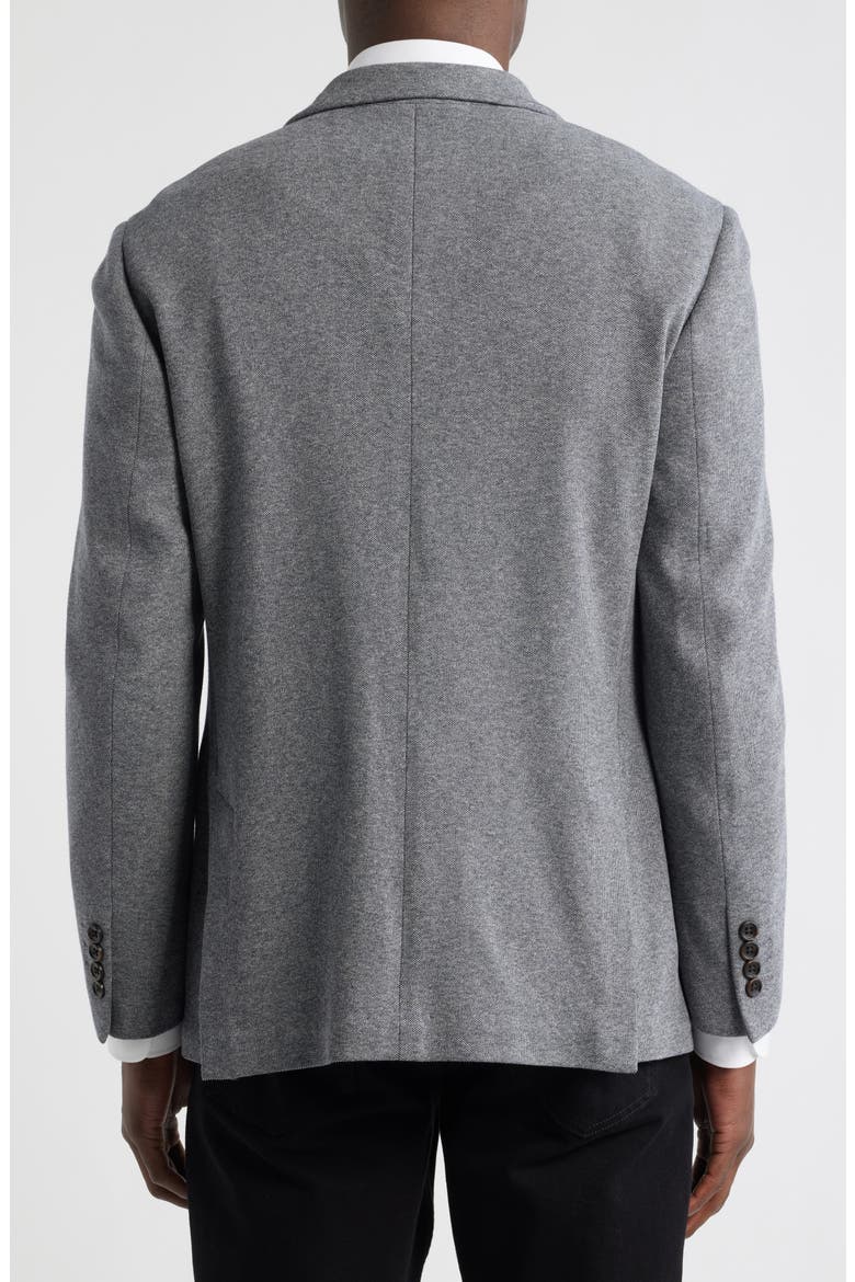 Jetsetter Trim Fit Cotton Sport Coat, Alternate, color, MEDIUM GREY WITH FLAPS