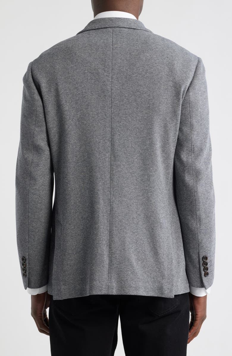 Bonobos Jetsetter Trim Fit Stretch Wool Sport Coat, Alternate, color, Medium Grey With Flaps